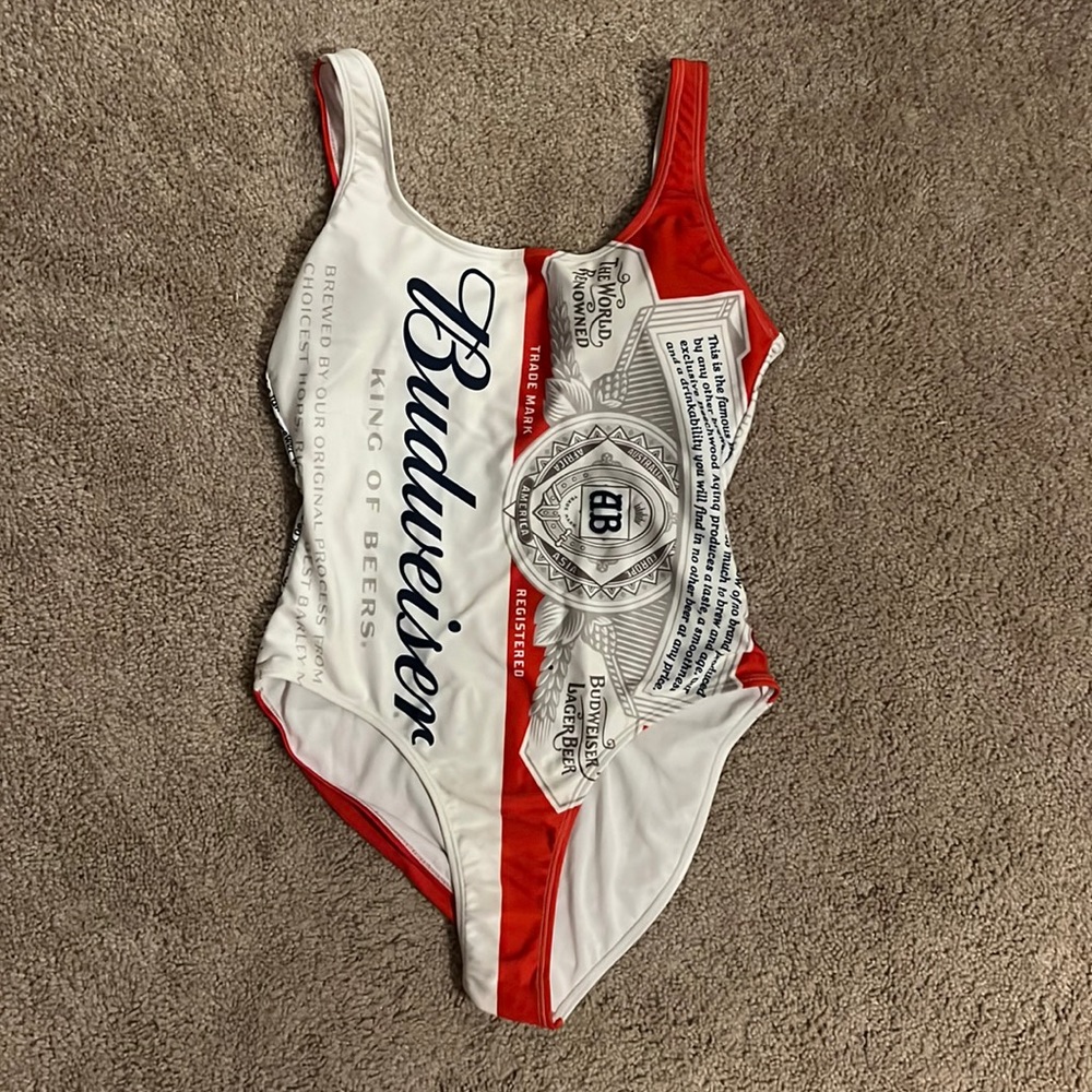 Budweiser One Piece Swim Suit